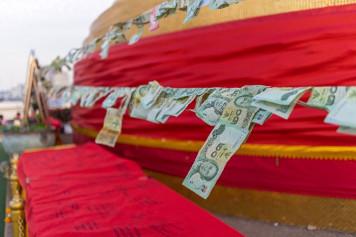 Montagne d'or Bangkok Thaïlande