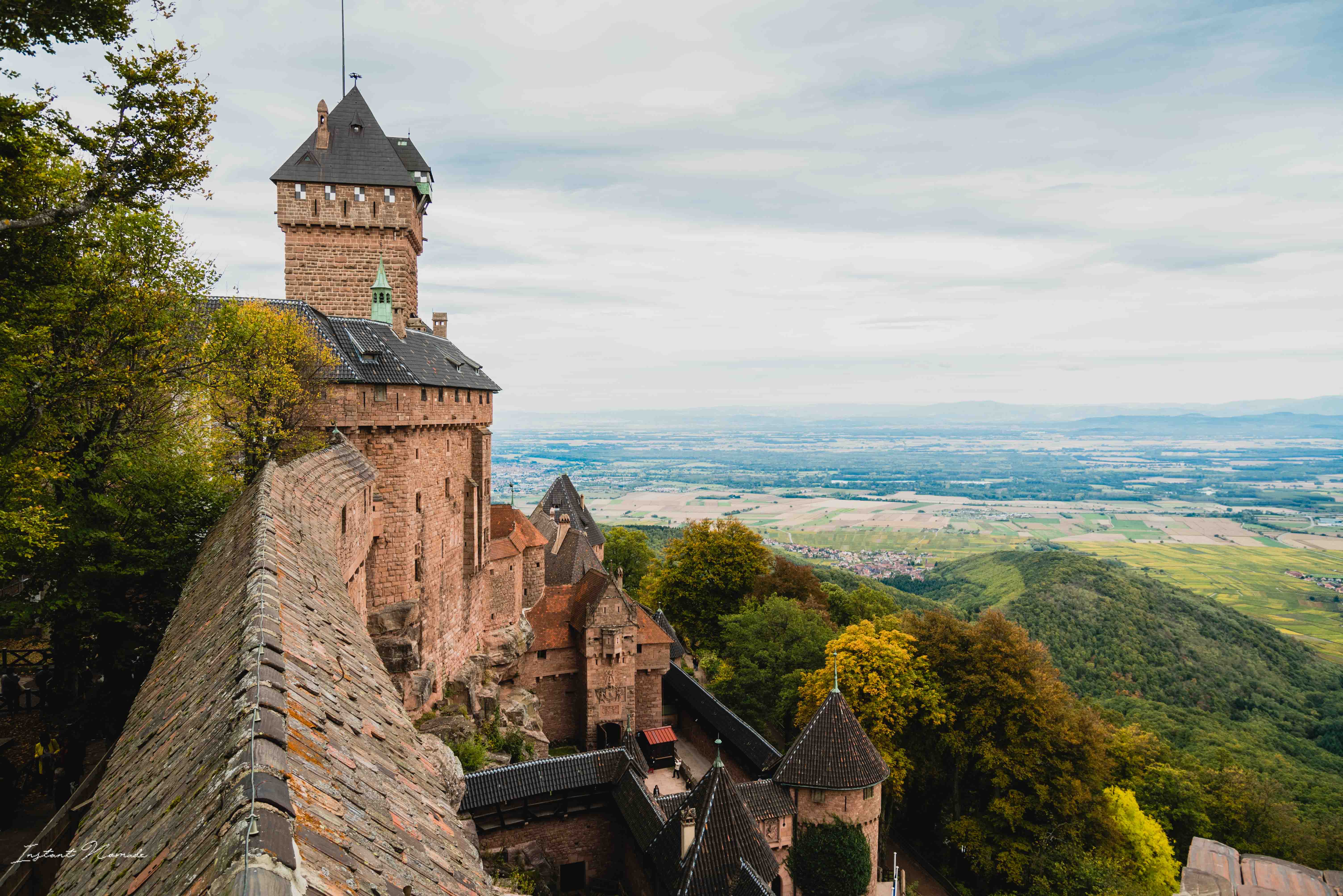 haut koenigsbourg alsace chateau vue