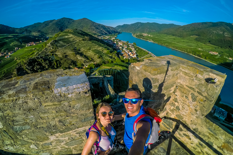 selfie chateau autriche