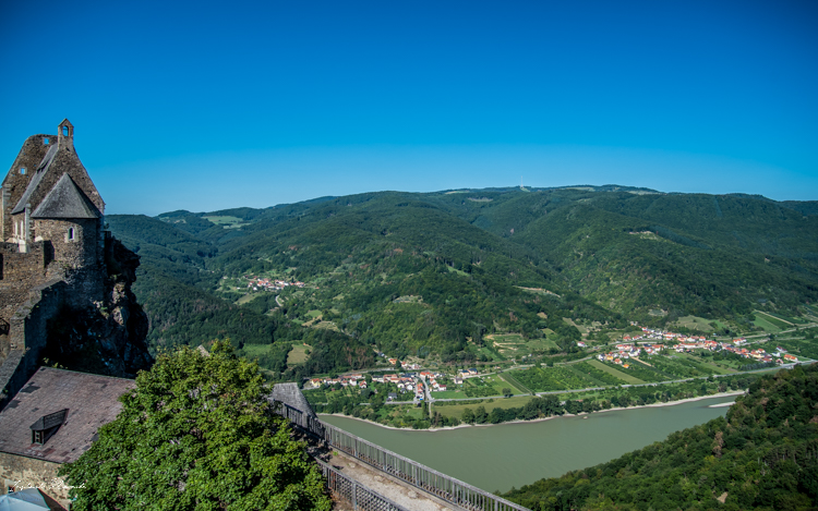 vue wachau aggstein autriche