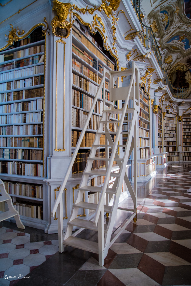 echelle-etagere-bibliotheque-abbaye-admont