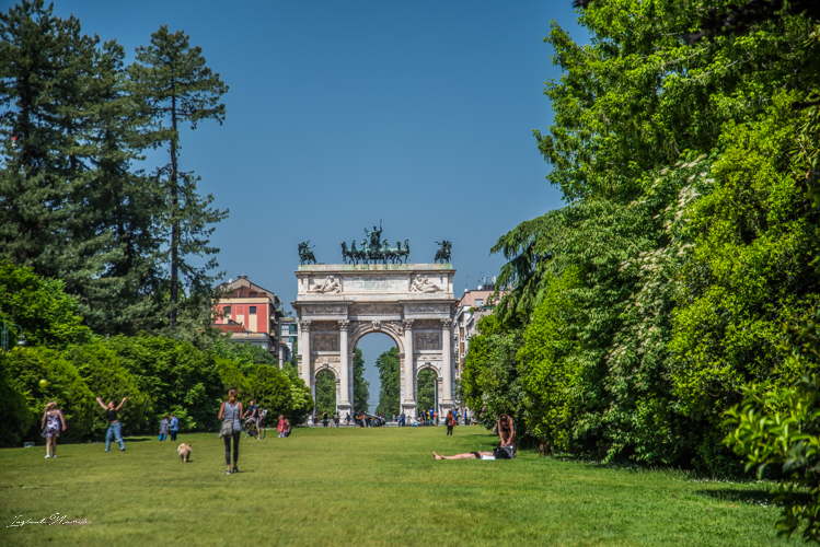 arc de la paix parc sempione milan