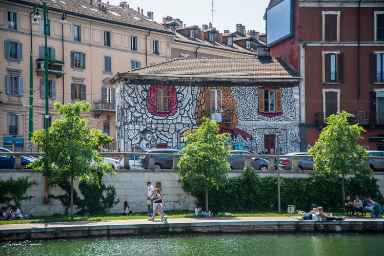 maison street art milan