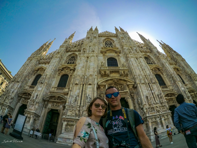selfie il duomo milan