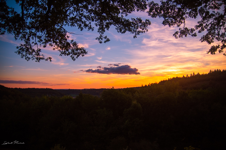 coucher de soleil montenach