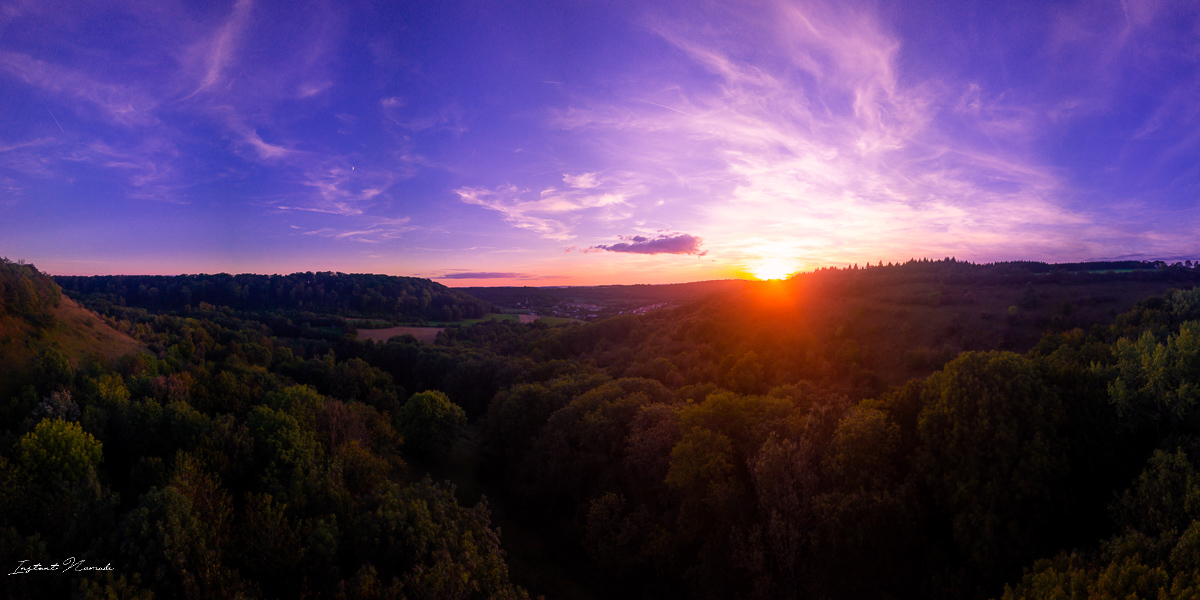 coucher de soleil montenach