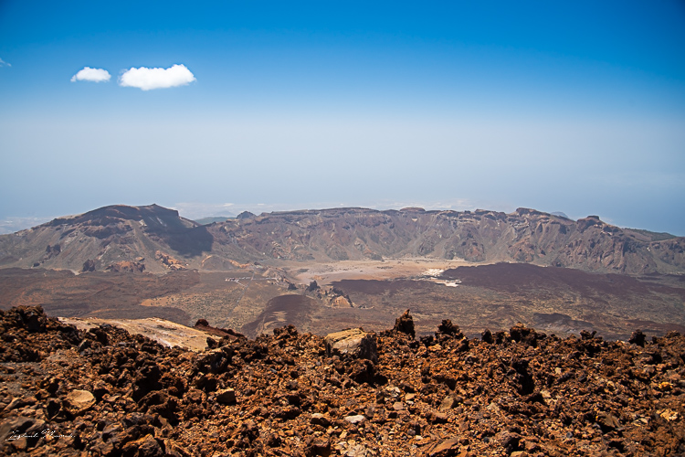vue sommet teide