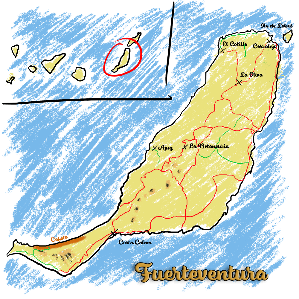 carte fuerteventura