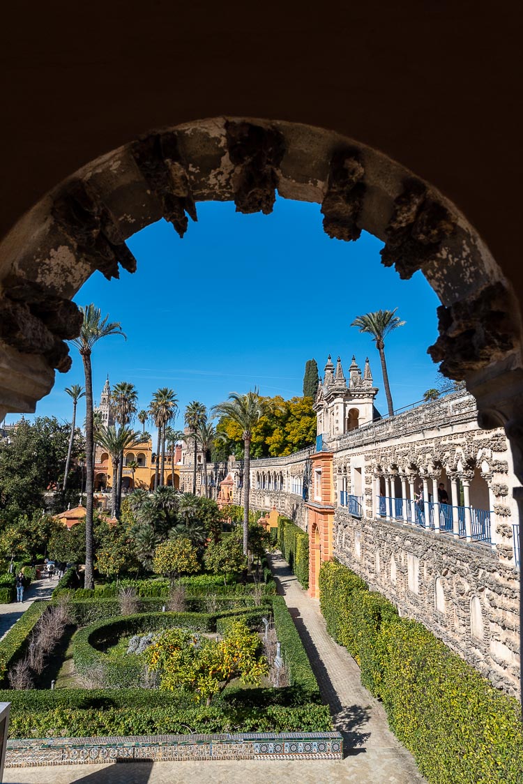 jardin real alcazar seville