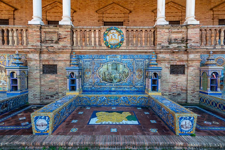 mosaique place espagne seville