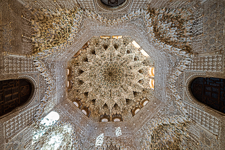 detail plafond alhambra grenade