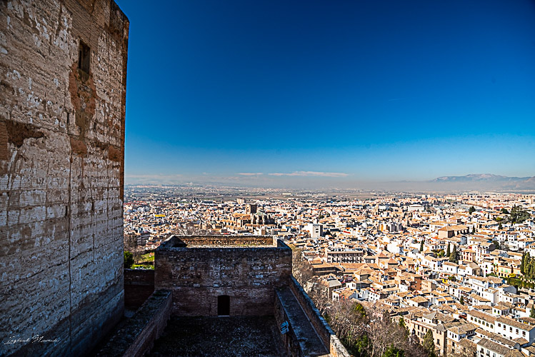 vue alcazaba alhambra grenade