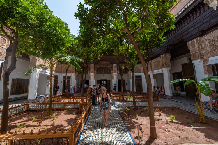cour palais bahia marrakech