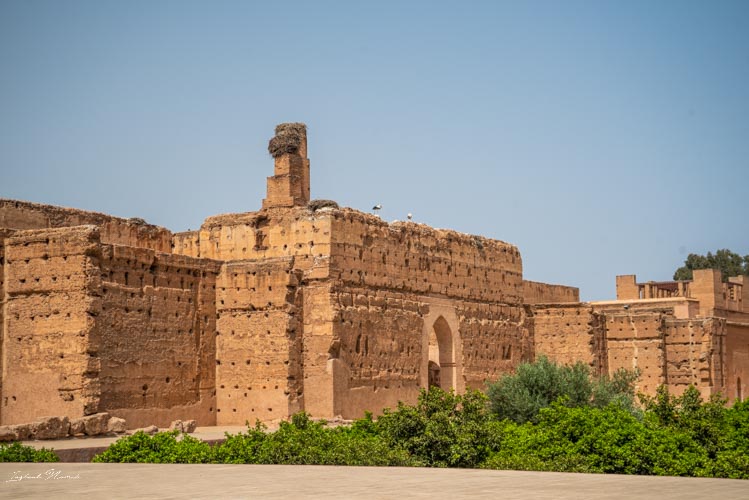 palais el badi mur marrakech