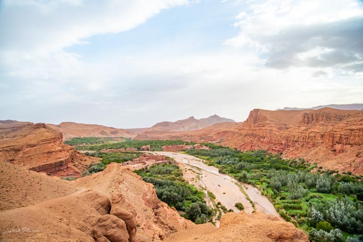 vue vallée des roses maroc