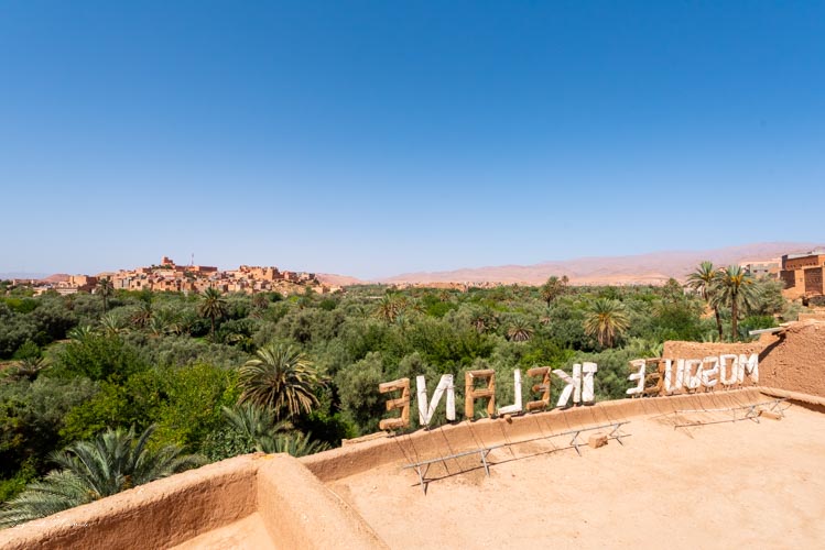 vue mosquée ikelane maroc