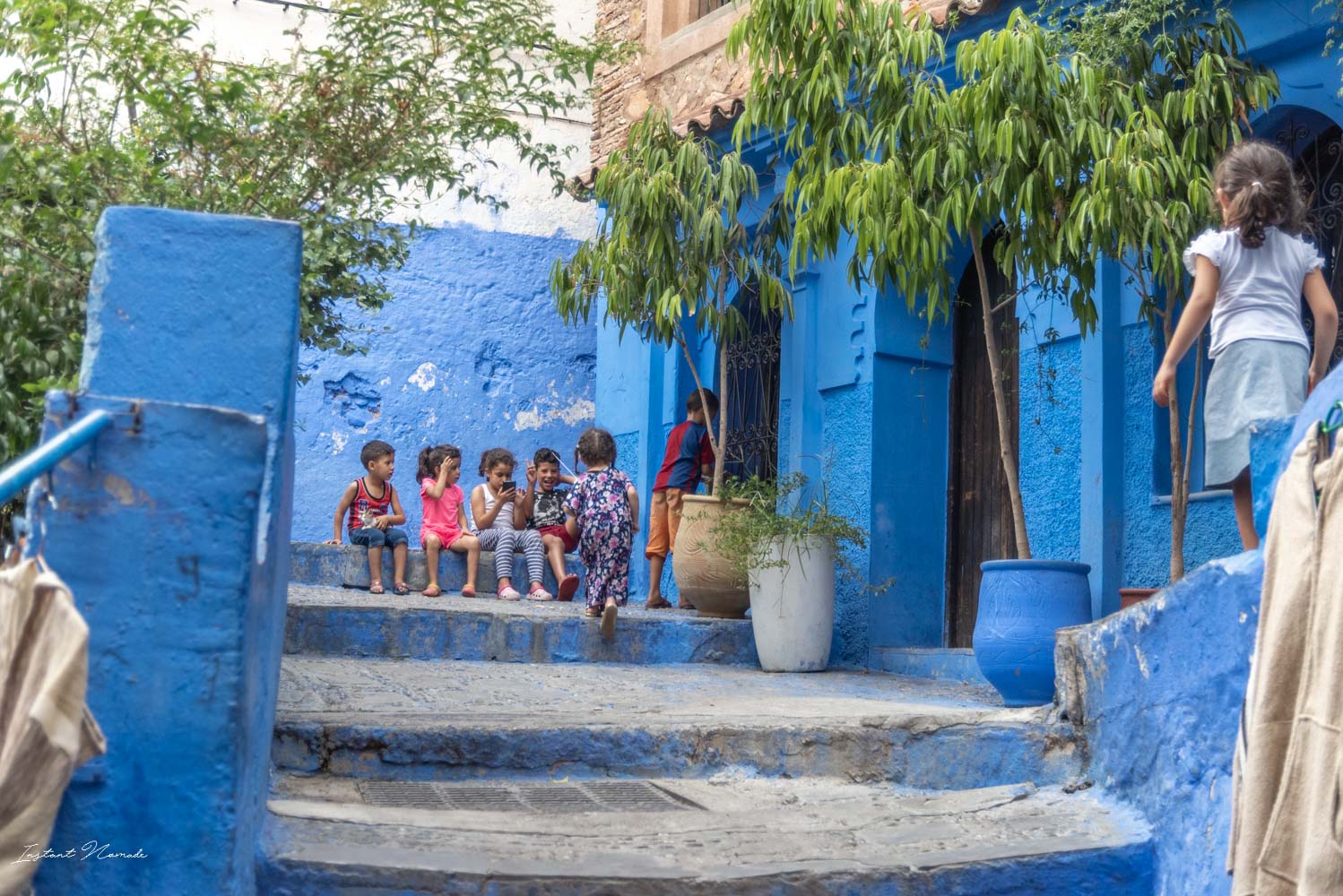 enfants qui jouent chefchaouen