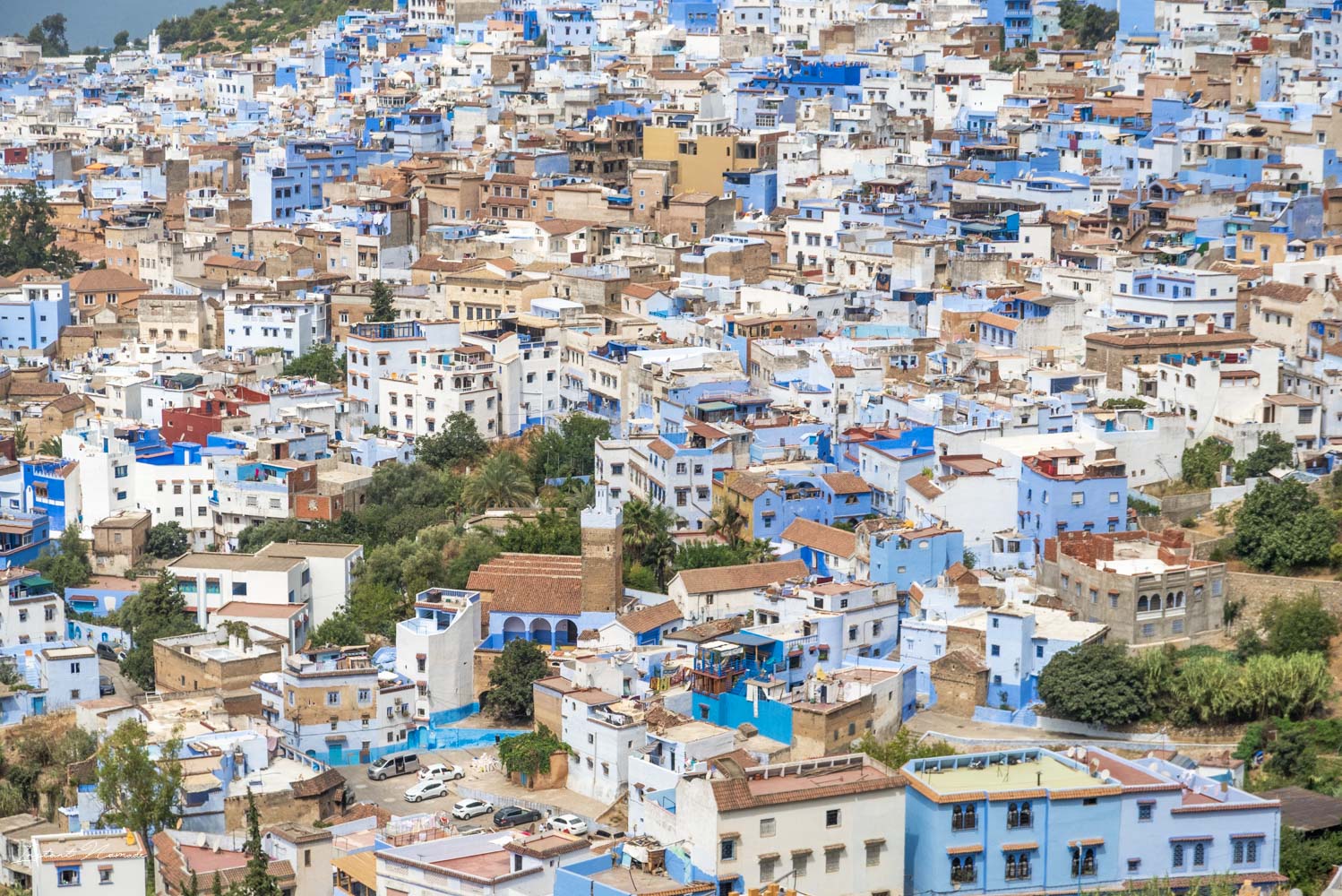 vue chefchaouen maroc