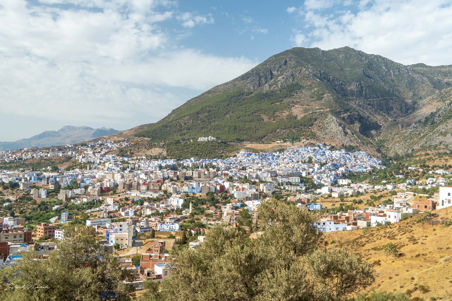 vue montagnes chefchaouen