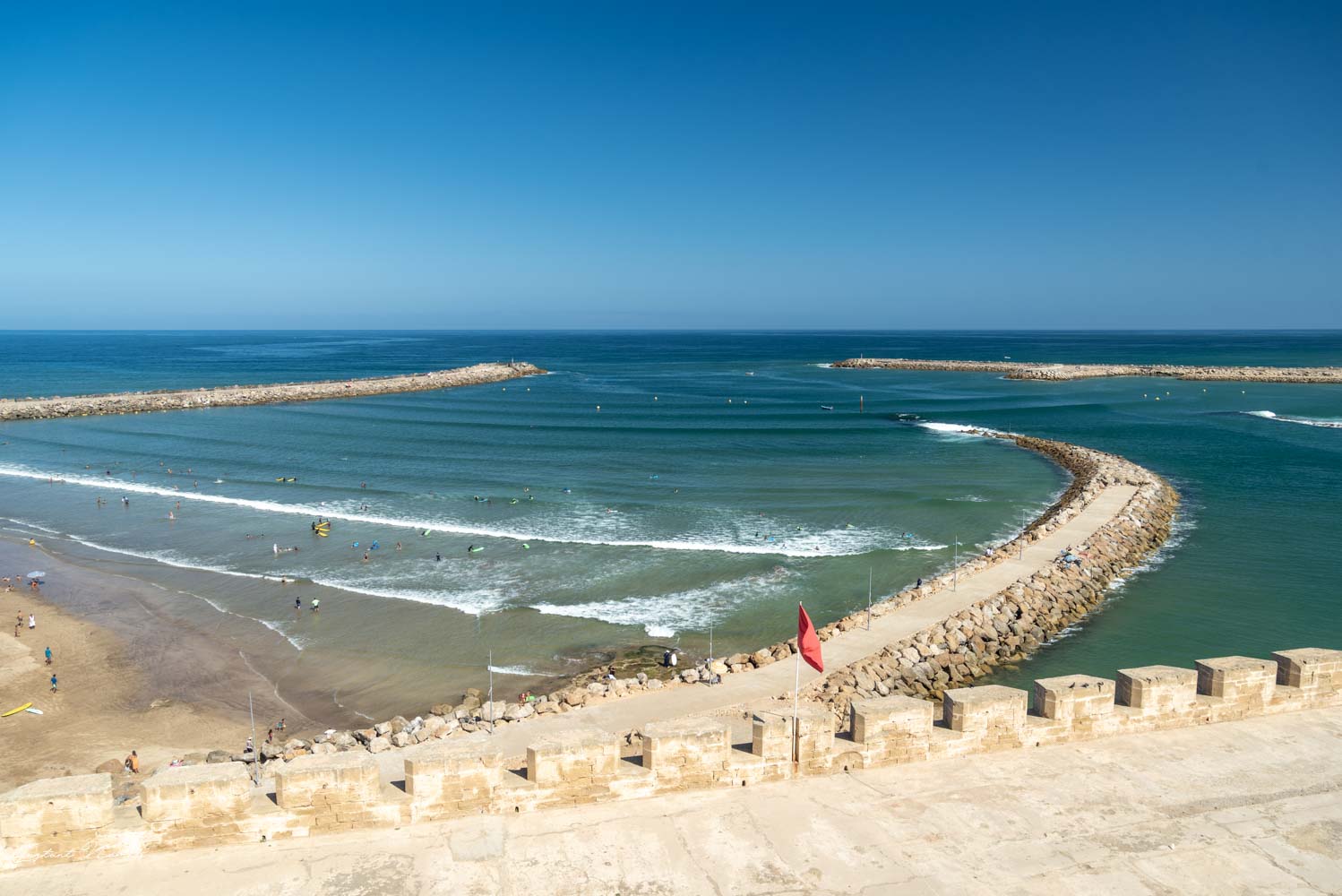 remparts kasbah des oudayas rabat
