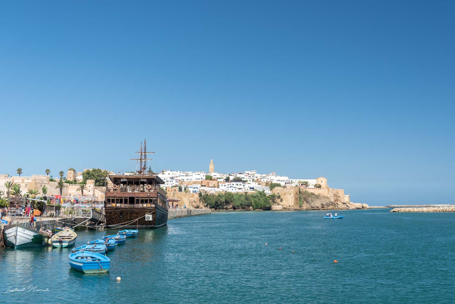 vue sur la medina rabat maroc