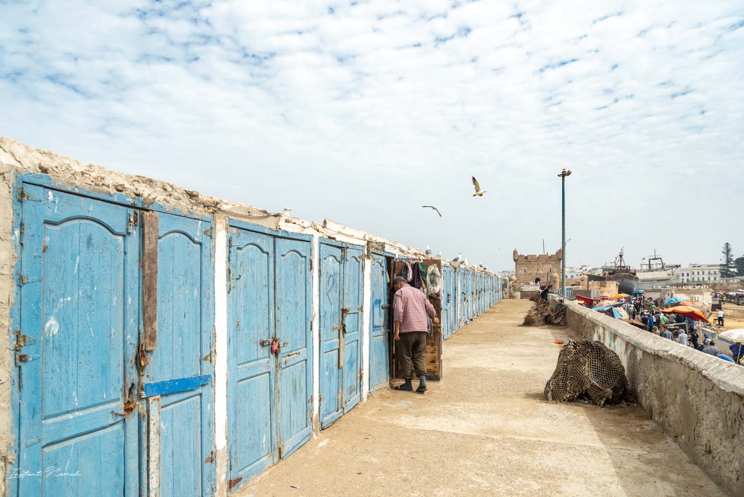 cabanon pêche essaouira maroc