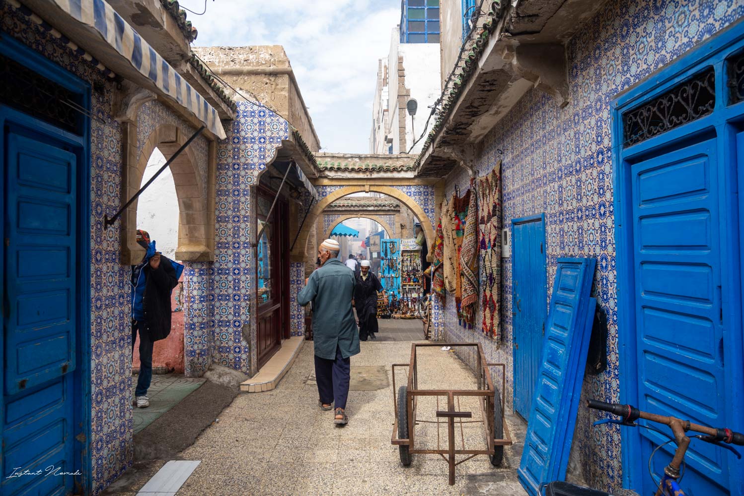 porte bleue essaouira maroc