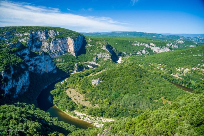 panorama gorges ardeche