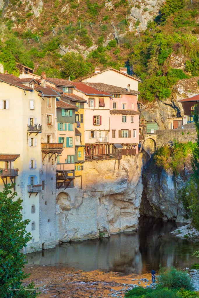 coucher de soleil pont en royans