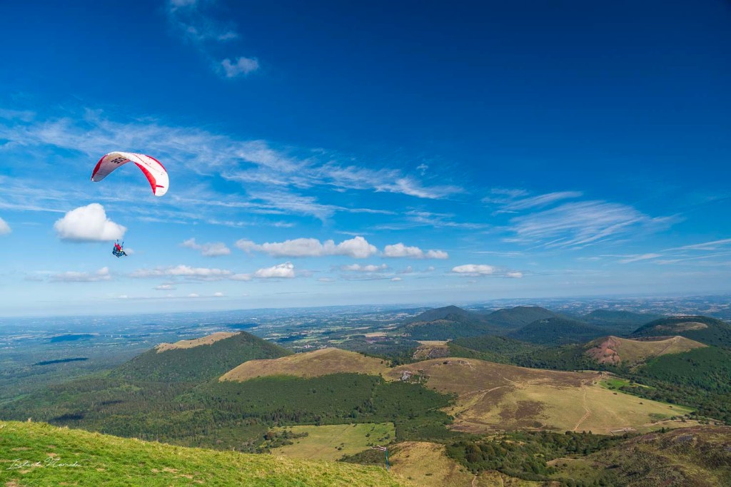parapente chaine des puys