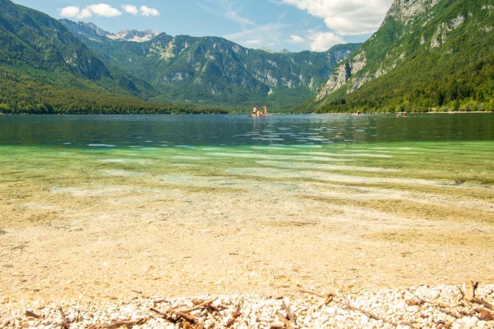 plage lac bohinj