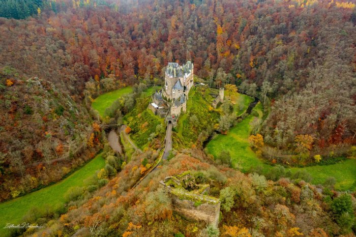 burg eltz drone