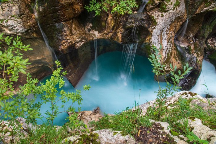 eau glaciaire vallee soca