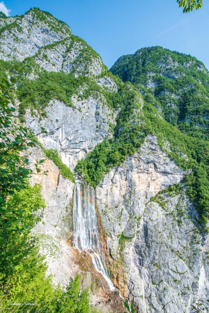 randonnee cascade boka slovenie