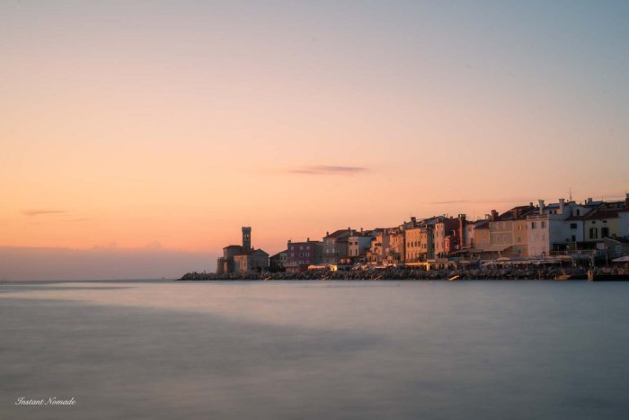 coucher de soleil piran