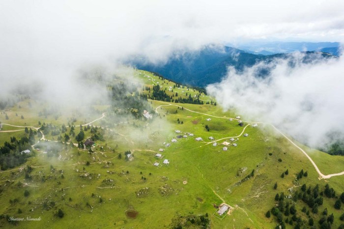 vue drone velika planina