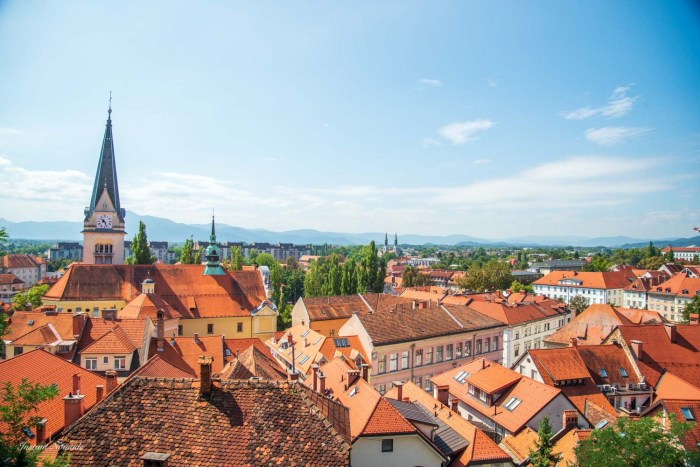 vue toit Ljubljana