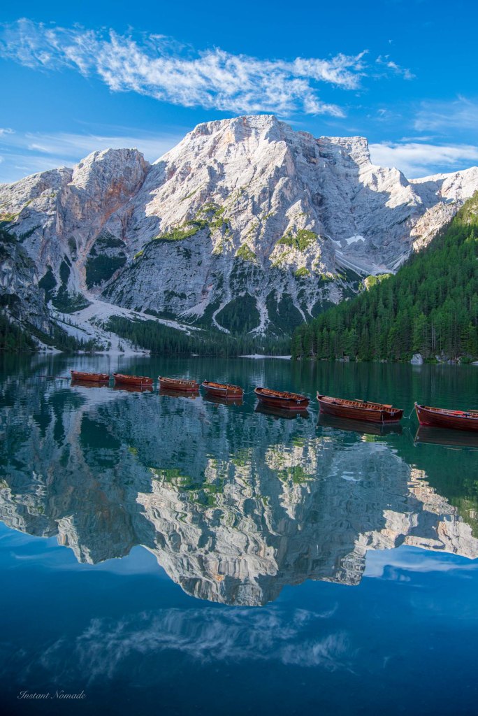 lac de braies dolomites