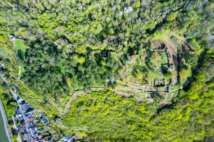 vue drone poilvache belgique