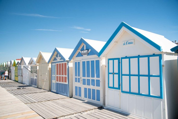 cabines de plage cayeux sur mer baie de somme