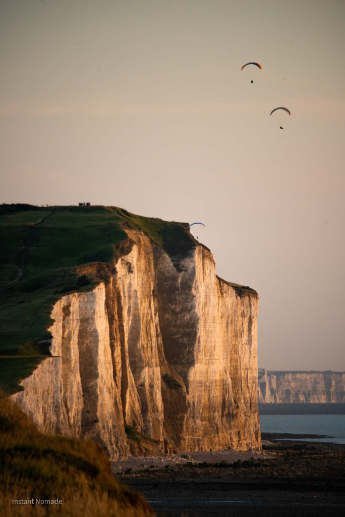falaises golden hour baie de somme