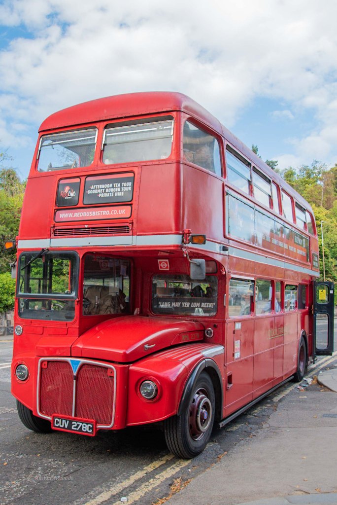 bus typique edimbourg ecosse