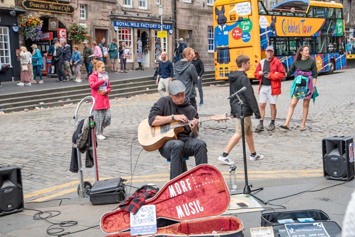 concert rue edimbourg ecosse