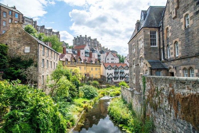 dean village maisons typiques edimbourg