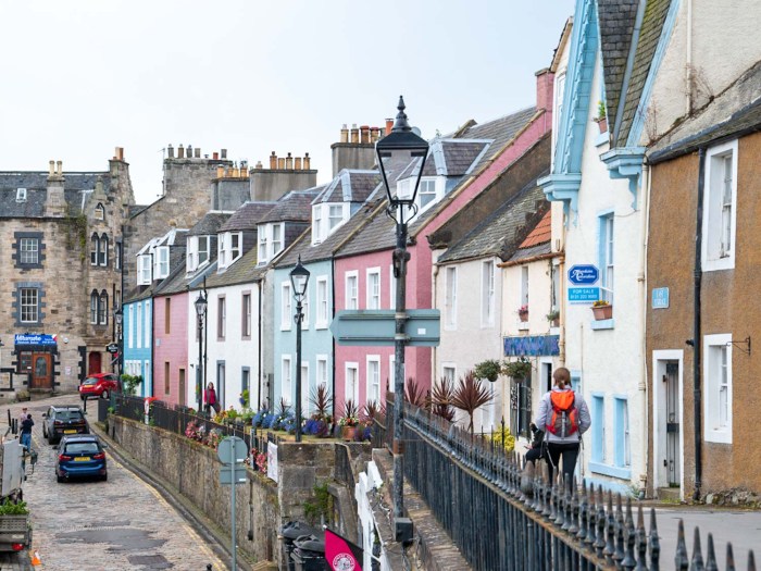 maisons colorees south queensferry ecosse