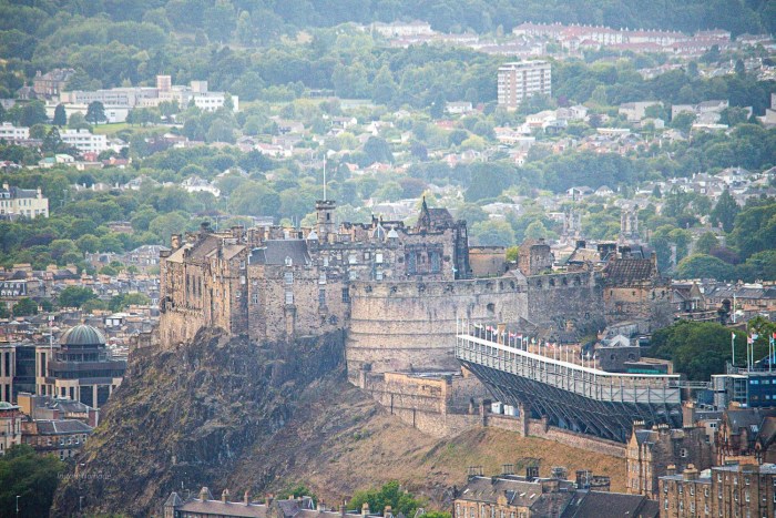 point de vue chateau edimbourg ecosse