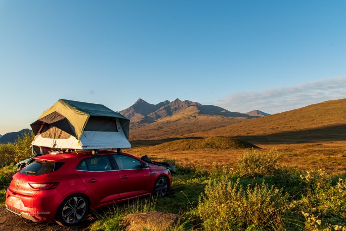 camping tente de toit ecosse