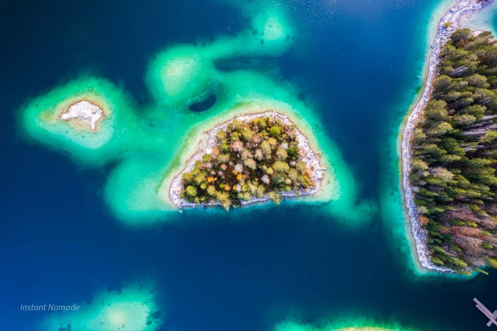 drone lac eibsee baviere allemagne