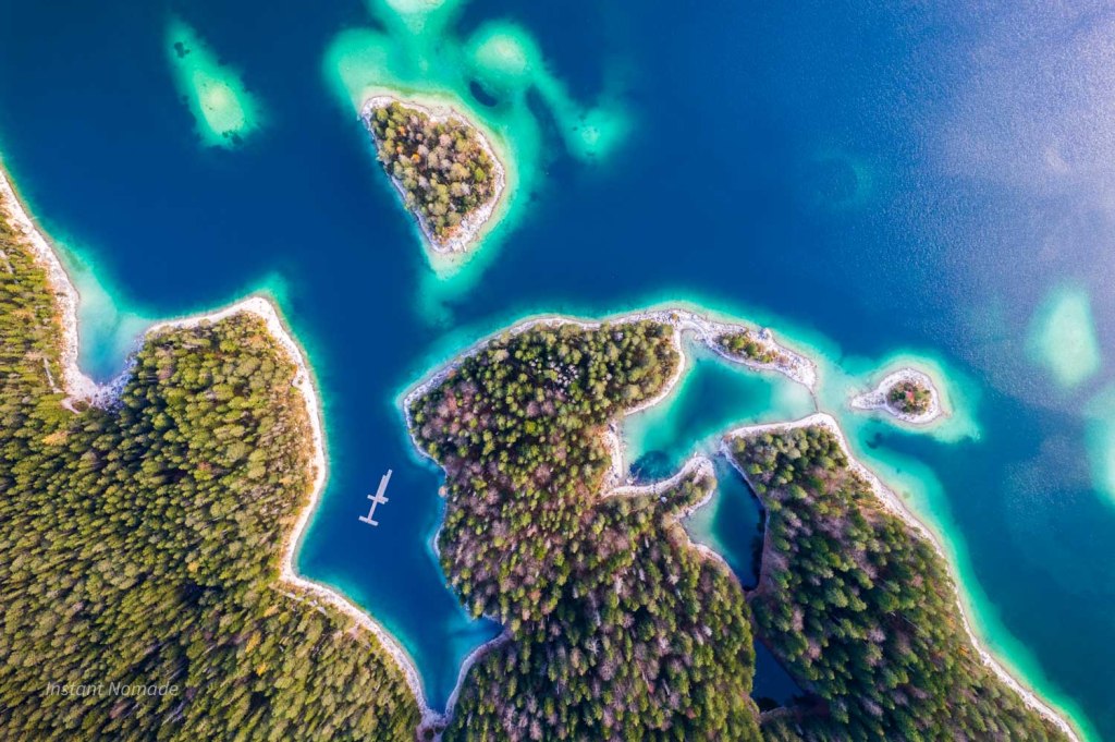 drone lac eibsee baviere