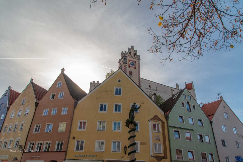 maisons colorees fussen baviere